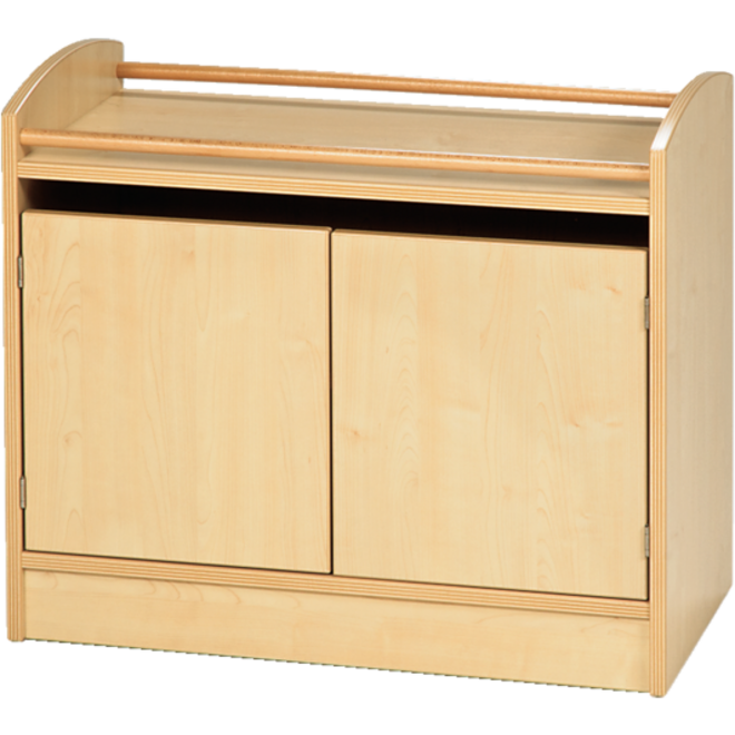 Kast Pamini met 2 deuren, ahorn, 77×40×64cm