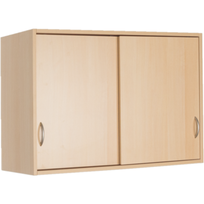 Hangkast met schuifdeuren 100 × 40 × 68 cm, beuken