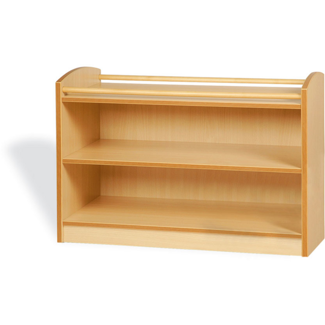 Kast Pamini met spiegel achterwand, ahorn, 100 × 40 × 64 cm.