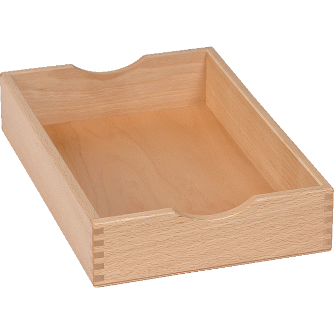 RoomCube materiaalkist plat, formaat A4, Ahorn