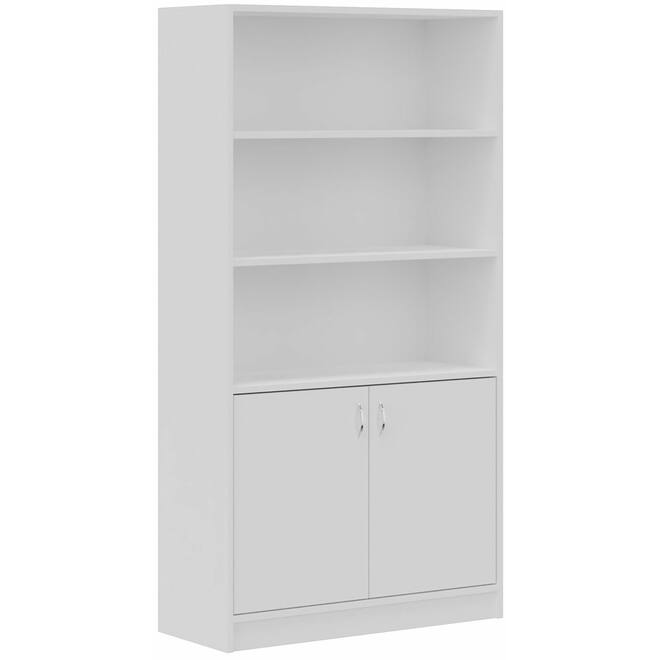 Kast hoog, Wit, 100 cm breed, 188,5 cm hoog