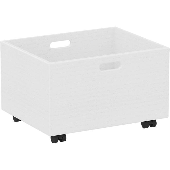 Rolbak wit gebeitst, 46,5 × 37 × 30 cm