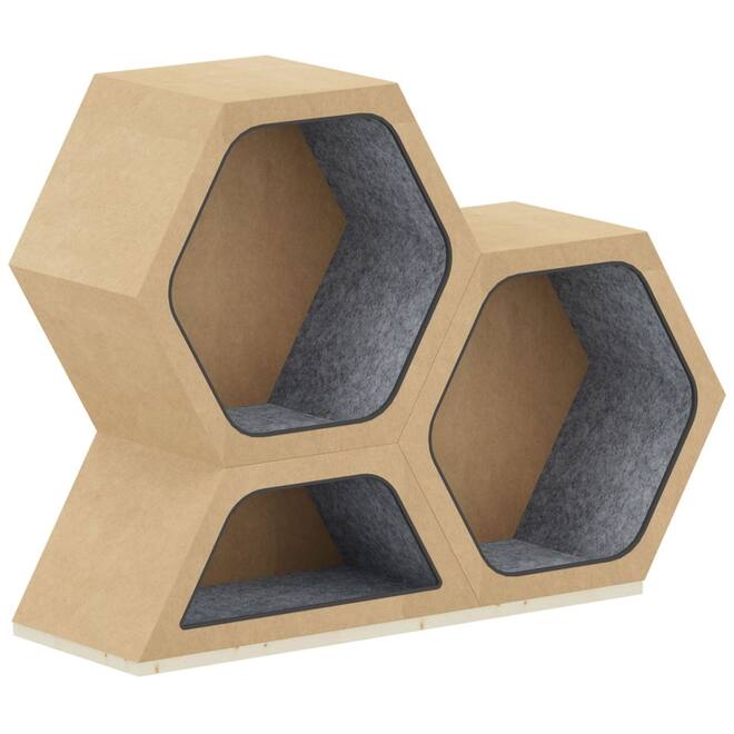 Lernwabe® Kartonnen sokkel voor een hele honingraat