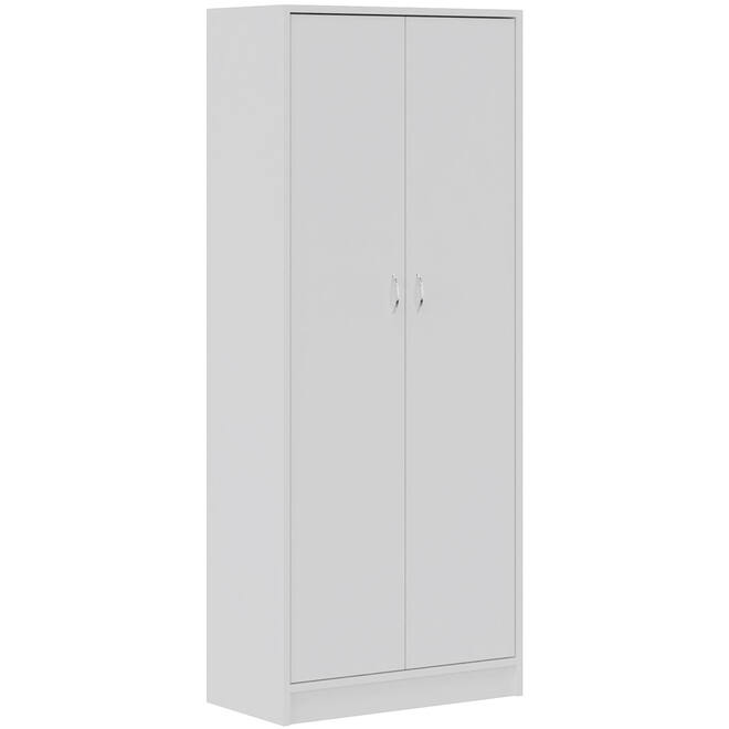 Hoge kast met 2 deuren, ahorn, 77 x 40 x 188 cm, 4 legplanken
