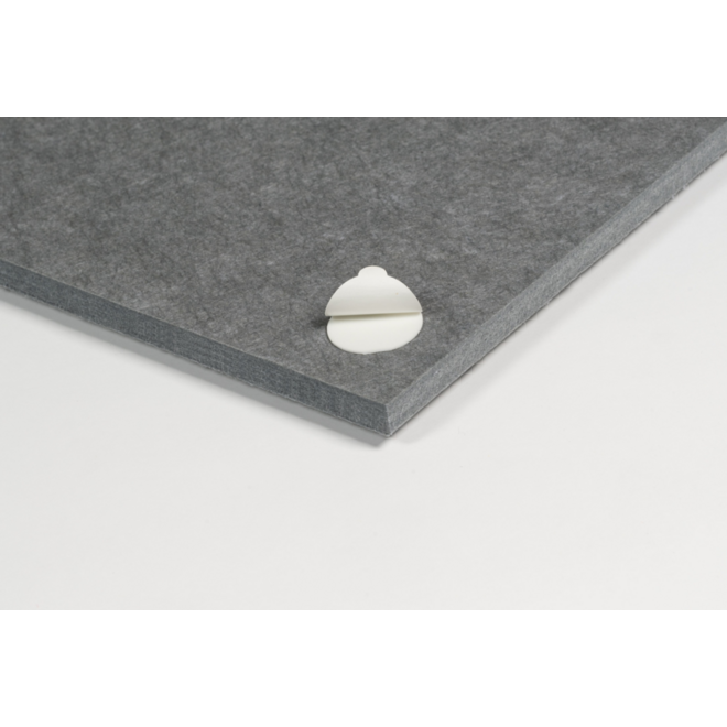 Akoestische PET-vilt wandpanelen, set4, donkergrijs, 30x120 cm