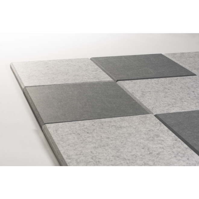 Akoestische PET-vilt wandtegels, set24, 30x30 cm