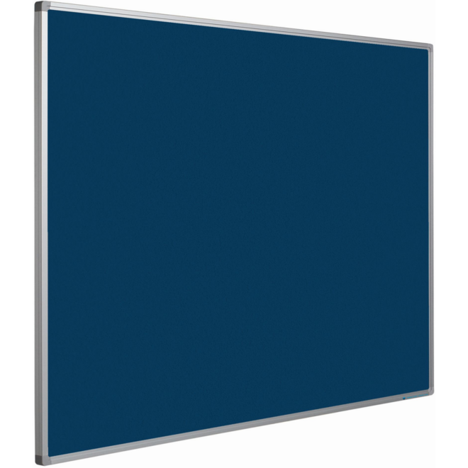 Prikbord Softline profiel 16mm, bulletin blauw, 90x120 cm
