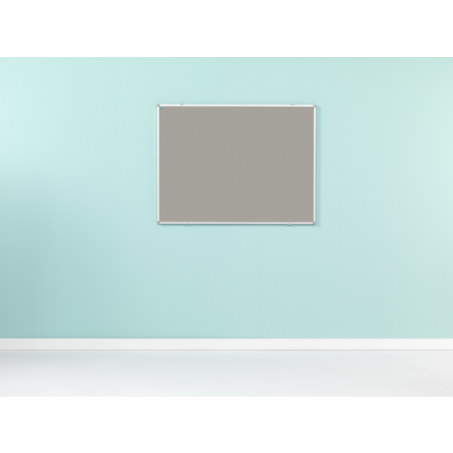 Prikbord Softline profiel 16mm, bulletin blauw, 120x180 cm