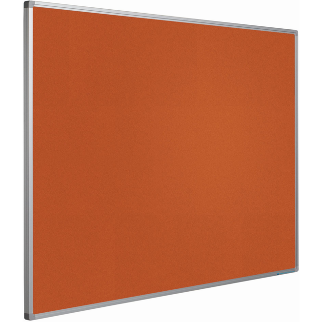 Prikbord Softline profiel 16mm, bulletin oranje, 90x180 cm