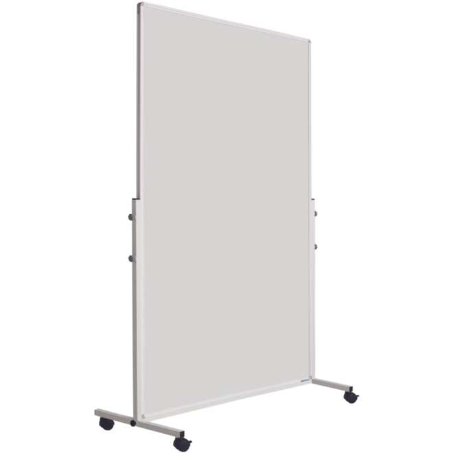 Smit Visual mobiel whiteboard, emailstaal wit, 180x120 cm
