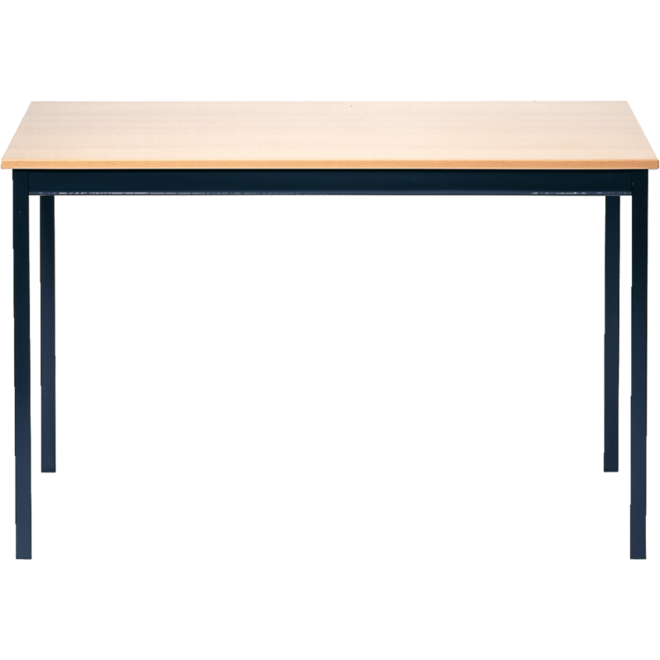 Tafel Ecco 160x80 cm, vastgelaste poten hoogte 75 cm