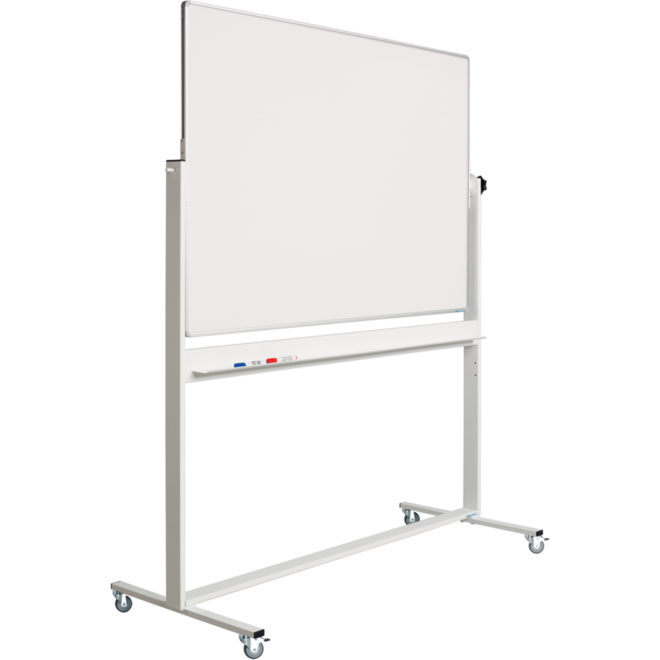 Kantelbord RC10mm profiel, email wit/wit incl. solid onderstel 100x200