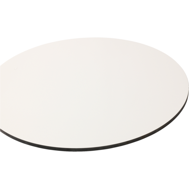 Whiteboard Chameleon emaille rond met zwarte rand Ø 118 cm