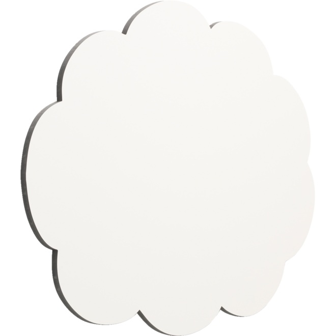 Whiteboard Chameleon emaille gedachtenwolk met zwarte rand 58 × 88 cm