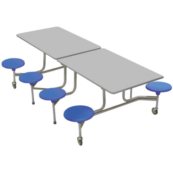 Rechthoekige tafel, 8-zitter 243 x 68 x 150 cm(LxBxH)