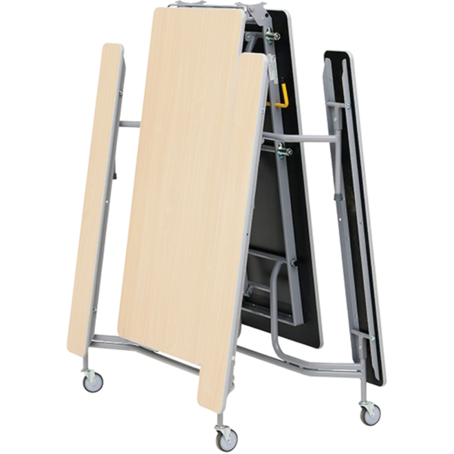 Rechthoekige tafel met banken, 307 x 70-75 x 150 cm (LxBxH)(vaste bank!)