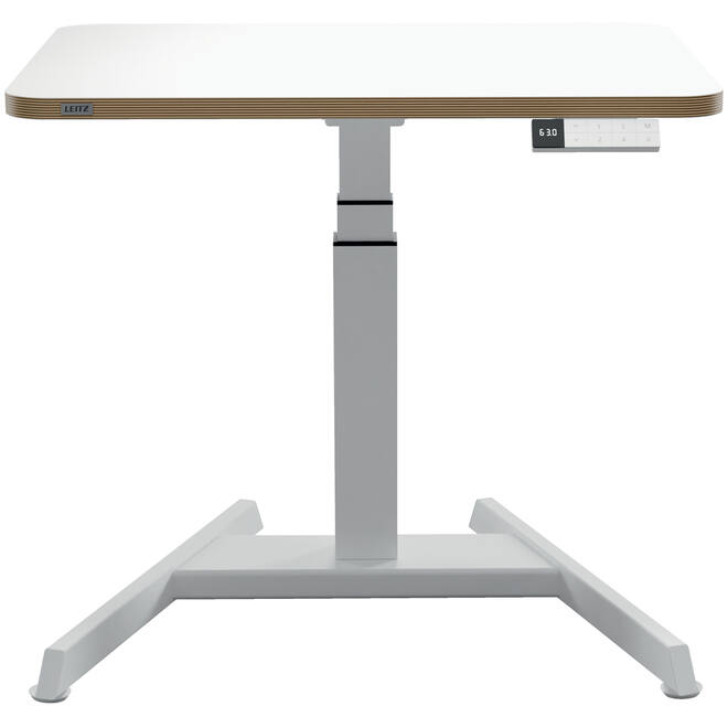 Leitz Ergo Elektrisch Zit-Sta Bureau (80x60 cm) met sta-op herinneringsfunctie