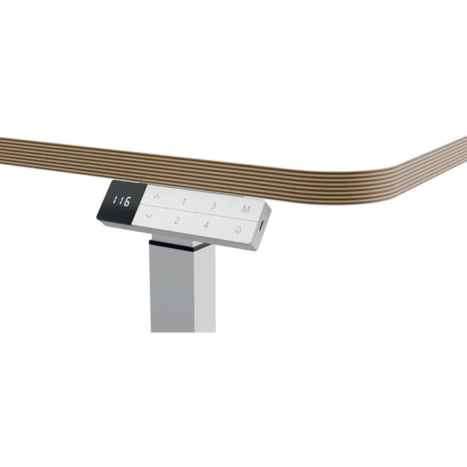 Leitz Ergo Elektrisch Zit-Sta Bureau (80x60 cm) met sta-op herinneringsfunctie