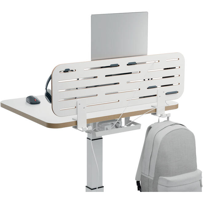 Leitz Ergo Bureau Ophangbord met laptophouder, 80x25 cm