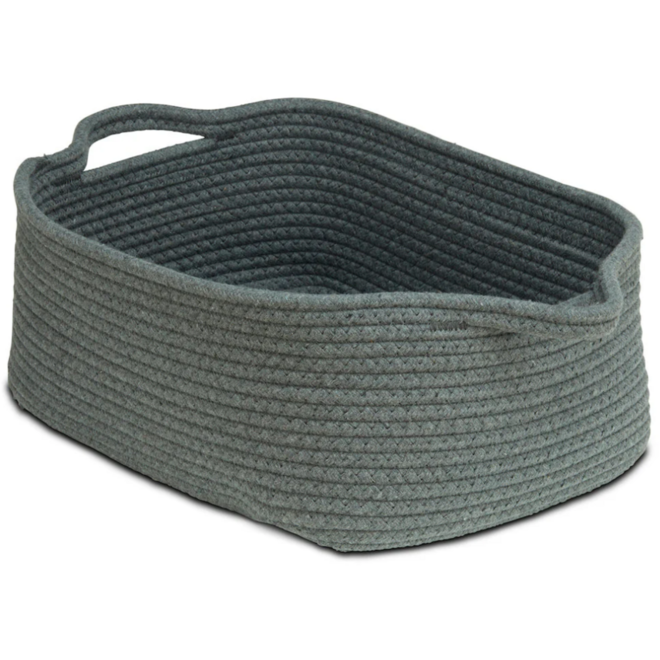 Mand van touw, ondiep, set van 6 stuks
