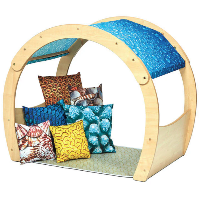 Kleine gezellige grot met onderzeese accessoire-set, PT1022