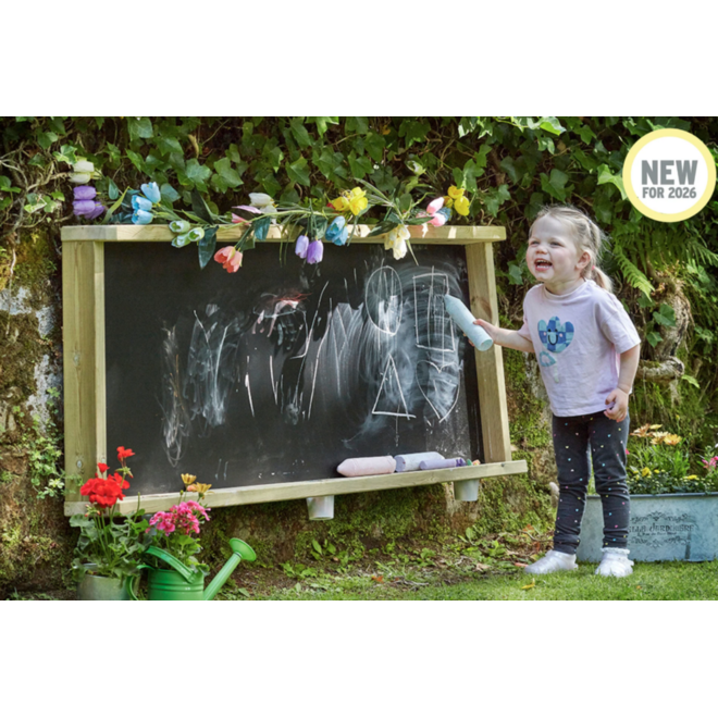 Buiten Wandgemonteerd Schoolbord - Breed, DR174