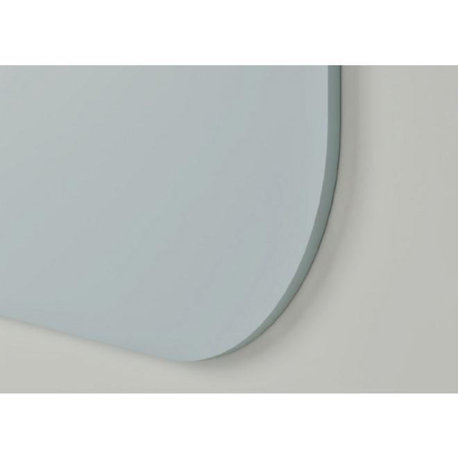 Chameleon Curve - 118 x 178 cm, Satin Aqua