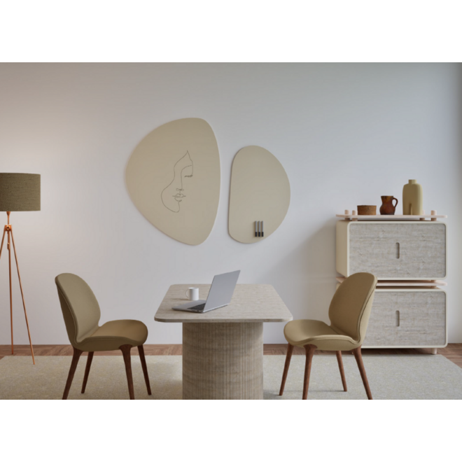 Chameleon Set Pebbles - (118x88, 88x75, 58x62 cm), Satin Almond