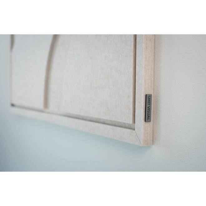 FLOW Large - Acoustic Art - Beige, 1 stuk, 120x80 cm
