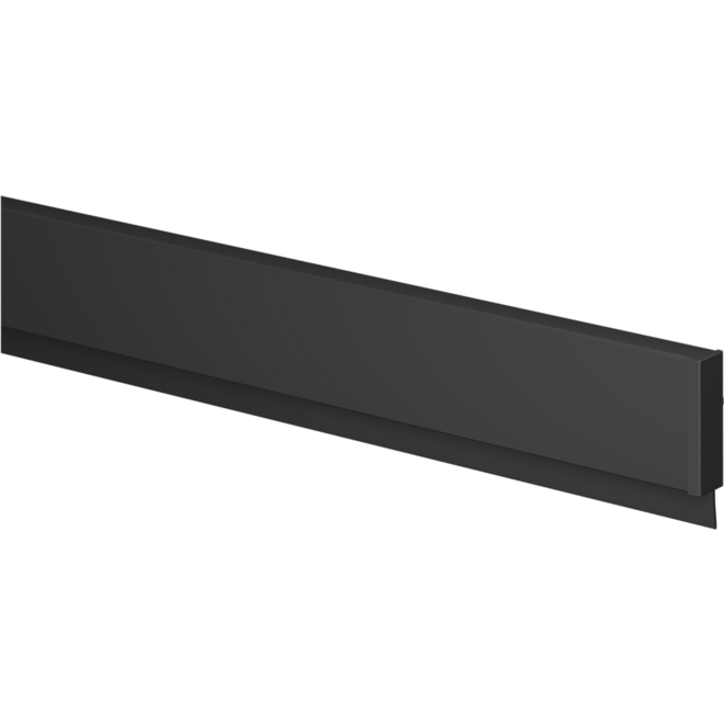 Info Rail zwart structuur 100 cm, incl. bevestigingsmateriaal