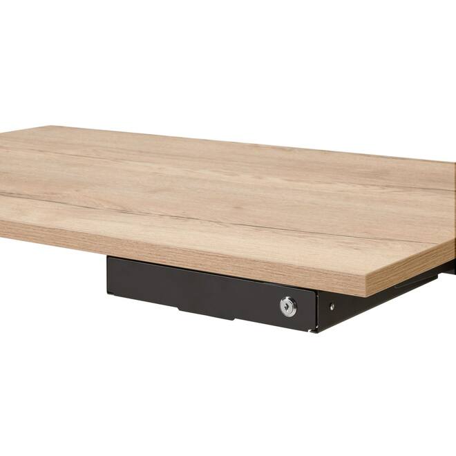 Lade voor onder bureau PL-S, zwart