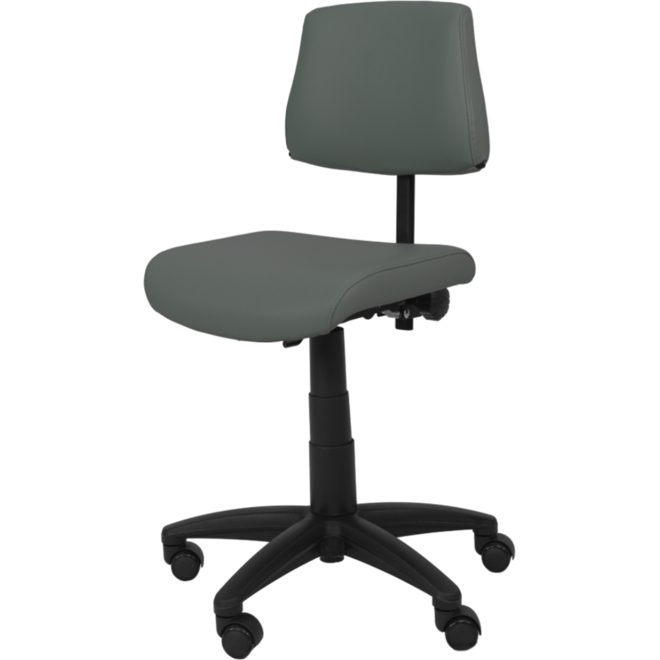 Stoel zithoogte 43-57 cm, luxe kunstleder Olijf/16