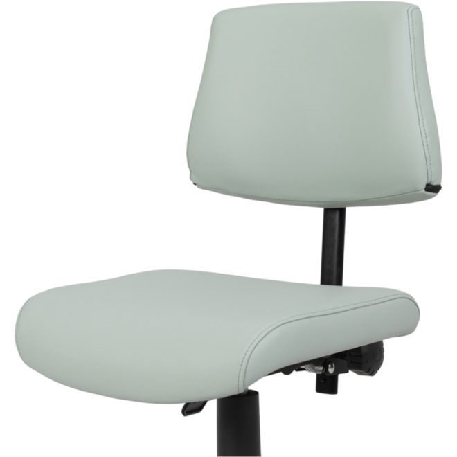 Stoel zithoogte 43-57 cm, luxe kunstleder Donkergrijs/10