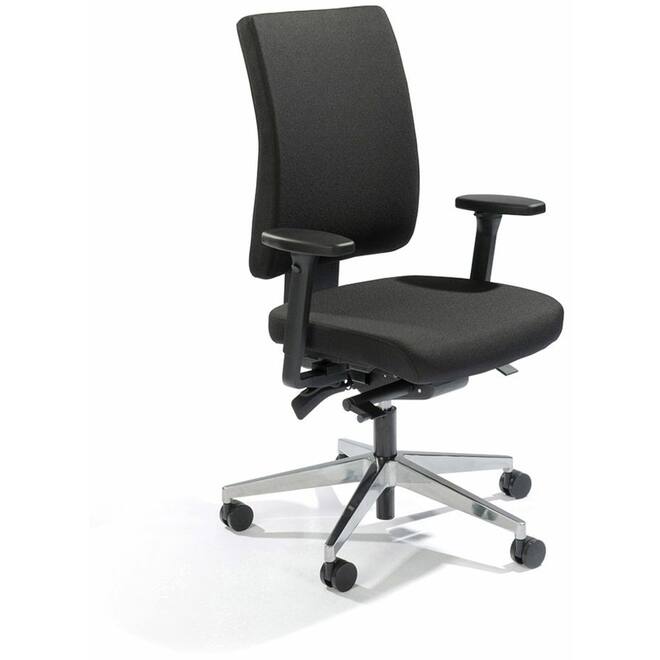 Bureaustoel Custom , NPR 1813 zwart, PHD wielen 65 mm