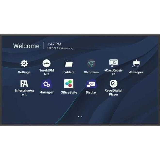 ViewSonic monitor 65 inch led wireless android 11