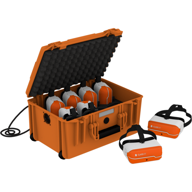 ClassVR Classroom set: 8 VR brillen, 8 controllers & laadkoffer CVR-264
