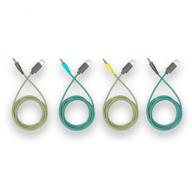 Safe 'n Sound losse USB-C kabel voor hoofdtelefoon (EduFlex Lime)