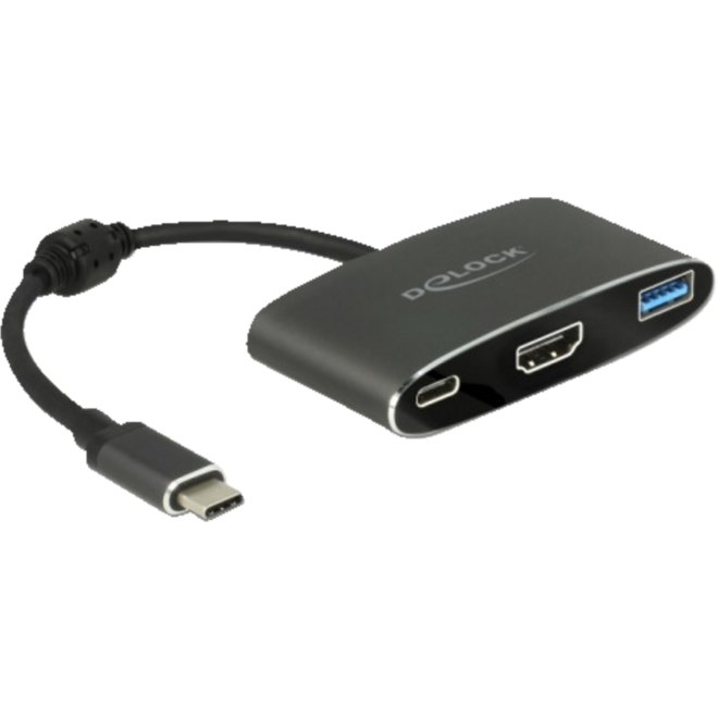 USB adapter  C - HDMI F + USB A + USB C
