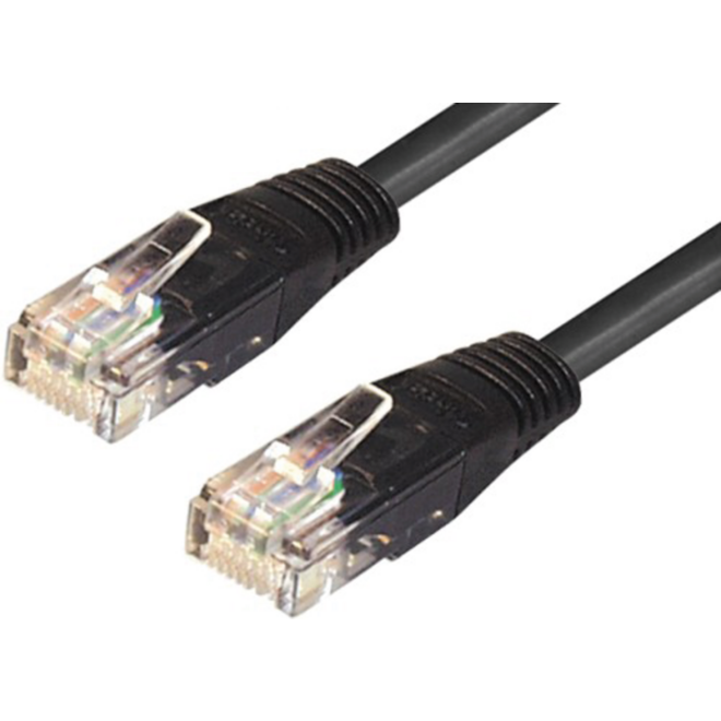 UTP kabel Cat 6  patchkabel Zwart - 10 meter