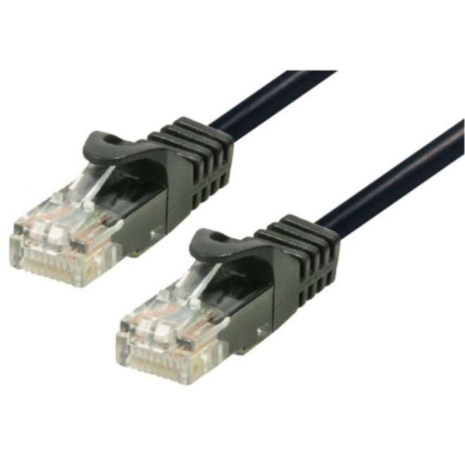 UTP kabel Cat 6a PiMF patchkabel Zwart - 10m