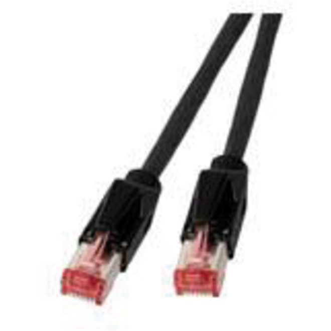 UTP kabel Cat 6a PiMF patchkabel Zwart -5 m