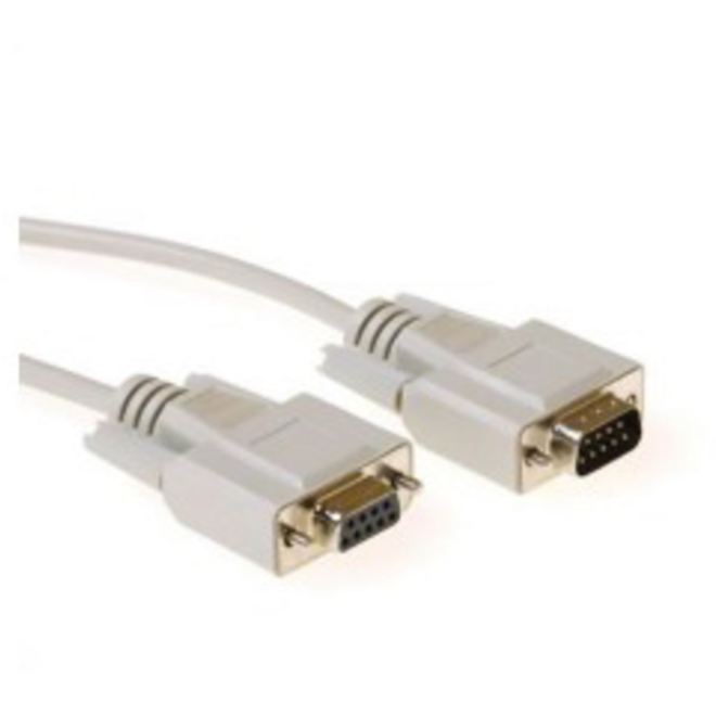 RS232 kabel - 9 pin S-Sub male - 9 pin D-sub female 10 meter