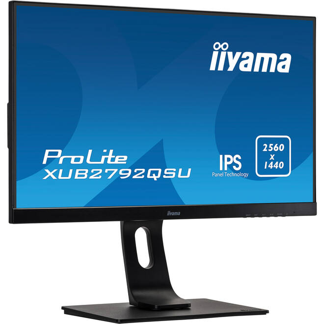 iiyama Monitor 27" QHD/VGA/HDMI/DP/Speakers/USB-Hub/IHV