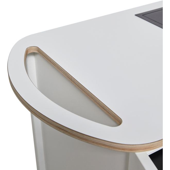 Lumaz Houten Oplaadkar LMZ32-H/Cap. 32 devices/Max. 16"/Kleur wit