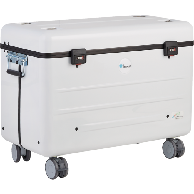 Hart voor Leren iPad trolley / USB-C / cap. 20 stuks / Wit
