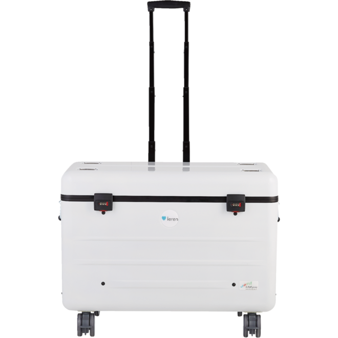 Hart voor Leren iPad trolley / USB-C / cap. 20 stuks / Wit