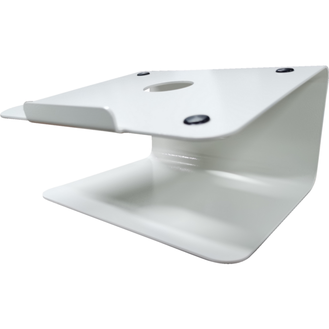 Lumaz Laptopstand/Wit/Rubberen voetjes/Hoogte 13,5 cm