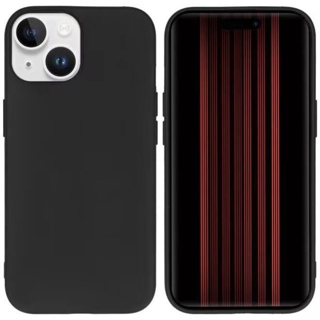Accezz Color Backcover voor de iPhone 15 - Zwart