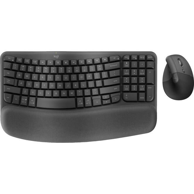 Logitech Wave Keys Lift Combo draadloze toetsenbord en muis