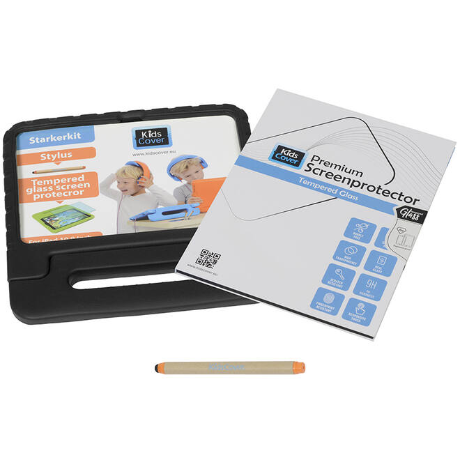 KidsCover iPad 10,9" Zwart Starterkit Incl. Stylus en ScreenCover